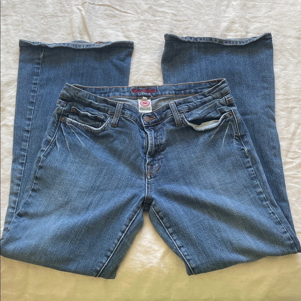 Bisou Bisou Flare Stretch Denim Jeans Size 14